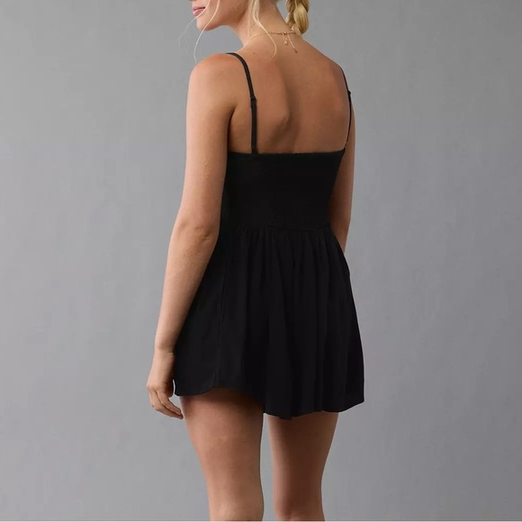 AE Ruched Bodice Corset Romper - Picture 2 of 4